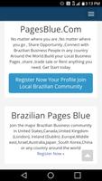 Brazilian Pages Blue capture d'écran 3