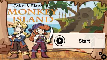 Jake & Elena in Monkey Island Affiche