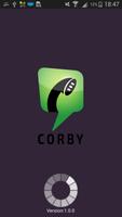 CORBY الملصق