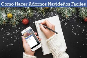 Adornos navideños - Manualidades para navidad постер