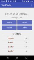 Word Finder تصوير الشاشة 1