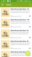 Make Money Daily Ideas Poster