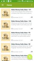 Make Money Daily Ideas Affiche