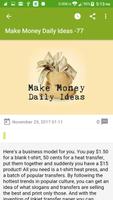 Make Money Daily Ideas captura de pantalla 1