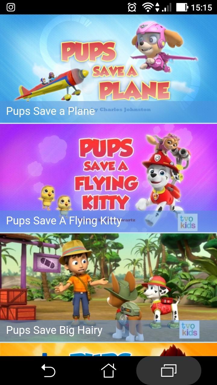 laver mad Derivation plus Paw Patrol Full Episodes para Android - APK Baixar