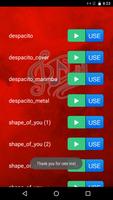 Despacito + Shape of you Ringtone capture d'écran 1