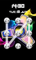 Fidget Spinner Lock Pattern HD Affiche