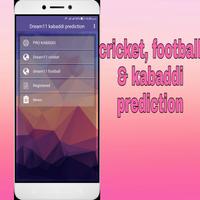 Dream11 kabaddi prediction โปสเตอร์