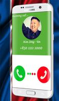 Fake Call Kim Jong Un Prank captura de pantalla 1