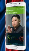 Fake Call Kim Jong Un Prank captura de pantalla 2