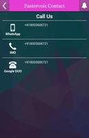 Fastervoiz Contacts تصوير الشاشة 1