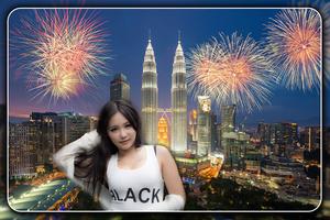 Firework Photo Frame-poster