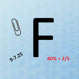 Fractions أيقونة