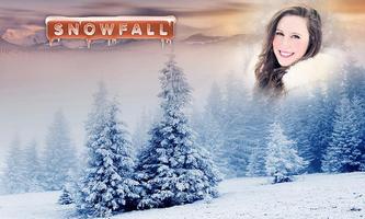 SnowFall Photo Frames Affiche