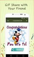 Congratulations GIF imagem de tela 3