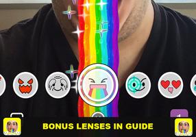 Guide Lenses for snapchat plakat