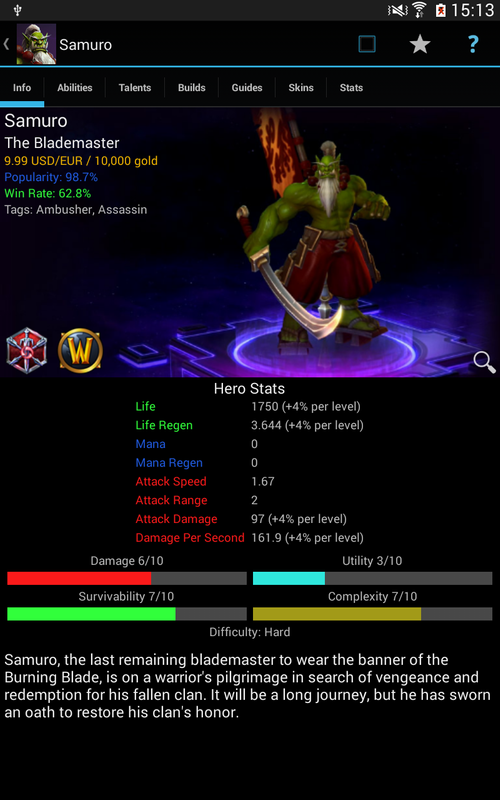 Hots Companion For Android Apk Download - hots companion poster hots companion screenshot 1