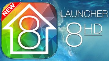 Launcher Theme for iPhone 8 and plus تصوير الشاشة 1