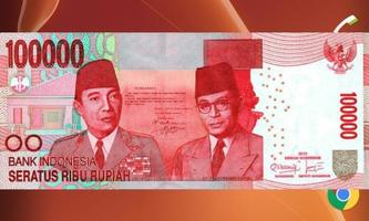 Indonesian money calculator Affiche
