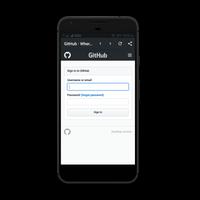 برنامه‌نما GitHub عکس از صفحه