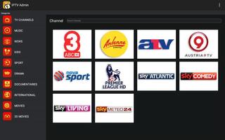 IPTV Admin syot layar 1