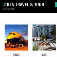 -.julia travel tour.- plakat