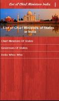 India States Capital Chief Ministers & Governors 포스터