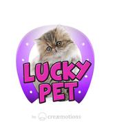LUCKY PETS الملصق
