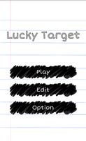 Lucky Target Plakat