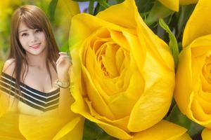 Macro Rose Photo Frame-poster