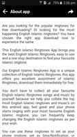 English Islamic Ringtones ảnh chụp màn hình 3
