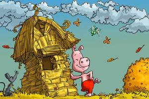 Three Little Pigs Kids Book imagem de tela 3