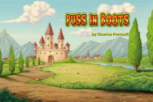 Puss in Boots - Book for kids Affiche