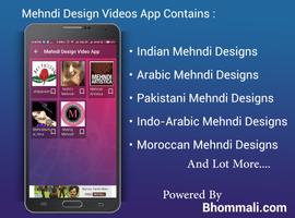 Mehndi Design Video App capture d'écran 2