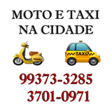 Icona Moto e Taxi na cidade - Motorista