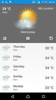 Weather forecast today Widget poster