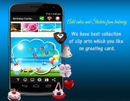 Happy Birthday Card Maker imagem de tela 2
