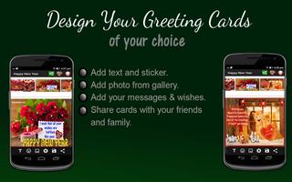 New Year Card Maker 2021 syot layar 3