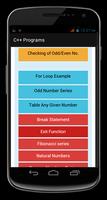 C++ Programs اسکرین شاٹ 3