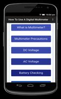 برنامه‌نما How To Use Digital Multimeter عکس از صفحه