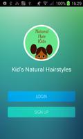Natural Hair Kids الملصق