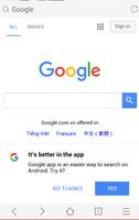 برنامه‌نما Web Browser عکس از صفحه