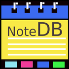 NoteDB（メモ帳、データベース、database） ไอคอน