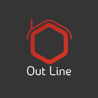 Out line - آوت لاين icône