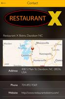 Restaurant X Bistro capture d'écran 1