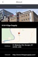 H & H Sign Supply capture d'écran 1