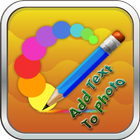 Text in Pictures - Photo Text Editor App icône