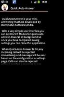 Quick Auto Answer स्क्रीनशॉट 1