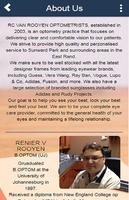 RC van Rooyen Optometrists 截图 1