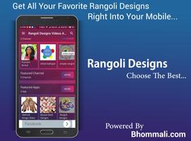 Rangoli Designs Videos App-poster